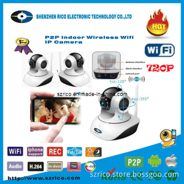 New H. 264 Pan/Tilt 2 Way Audio PNP Home WiFi IP Camera/WiFi Indoor IP Camera Can Support iPhone, Android Phone/Plug&Play Indoor WiFi PNP IP Camera (WH801IP)